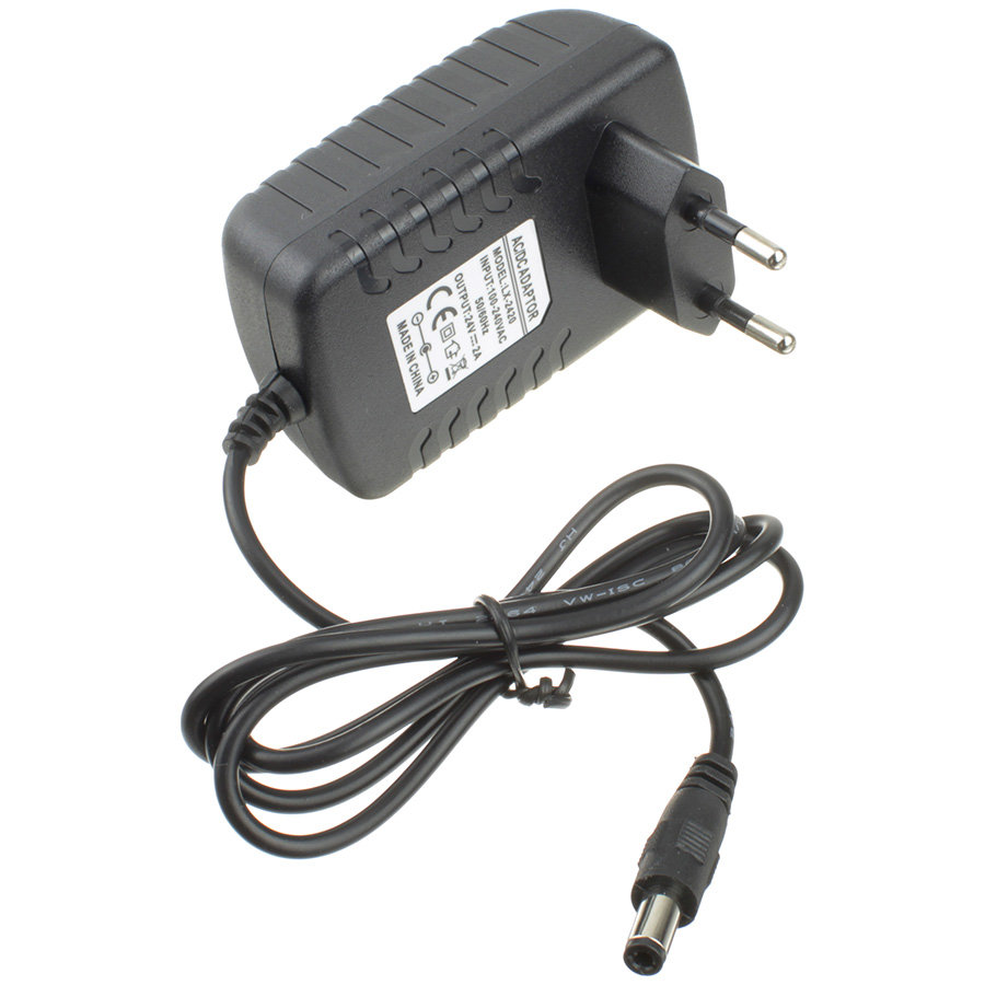 

Блок питания 24В 2А импульсный штекер 5.5х2.5