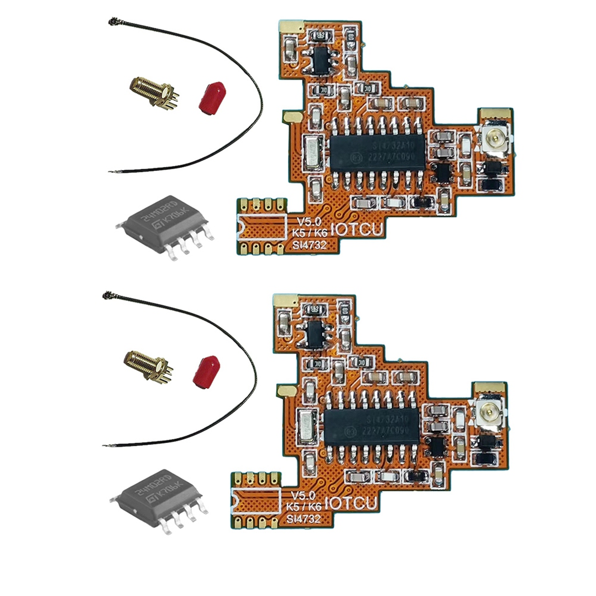

2ШТ Модуль гибких печатных плат SI4732 V5.0 + микросхема 2M для приема в полном диапазоне КВЧ-излучения Quansheng UV K5 K6 на коротких волнах/приема в одной боковой полосе
