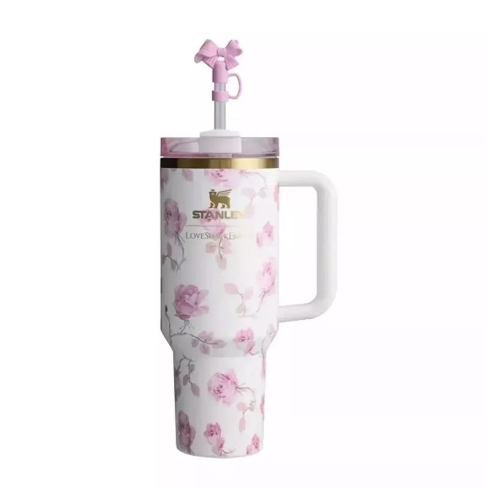 

Стакан из нержавеющей стали LoveShackFancy Stanley на 40 унций, синий