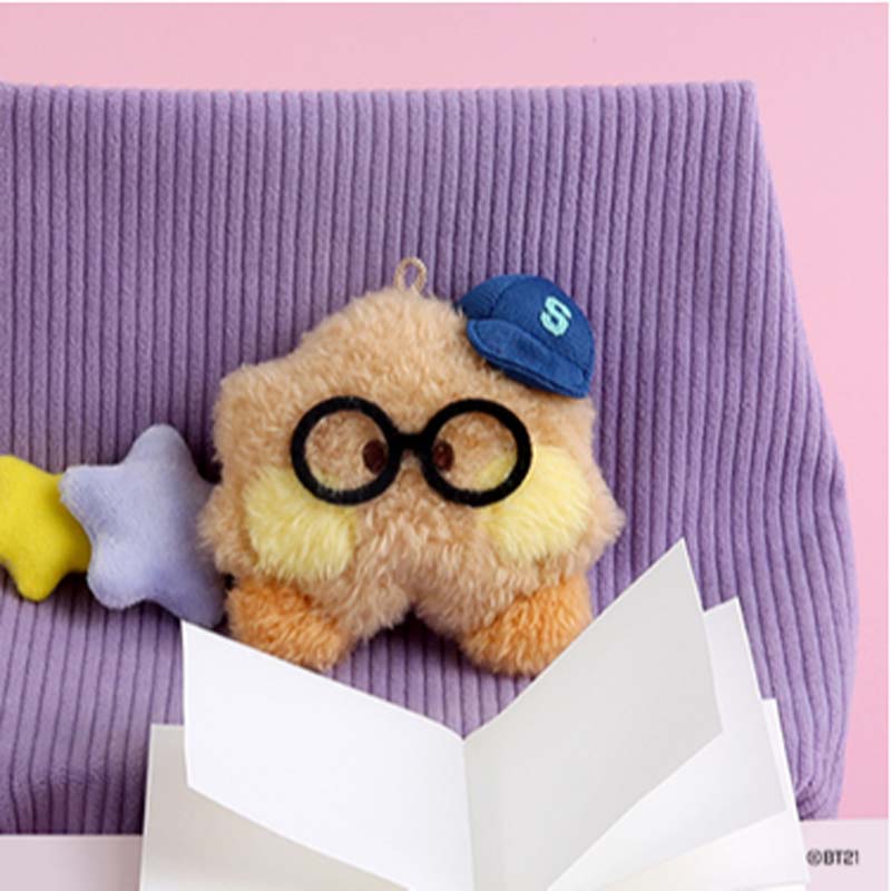 

BTS BT21 Официальный брелок для куклы Minini Preppy