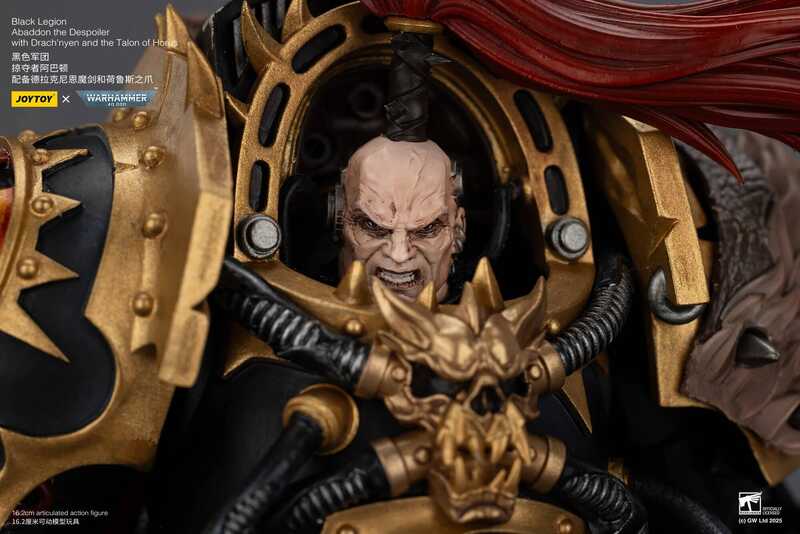 JOYTOY Warhammer 40K Черный Легион Abaddon The Despoiler Фигурка