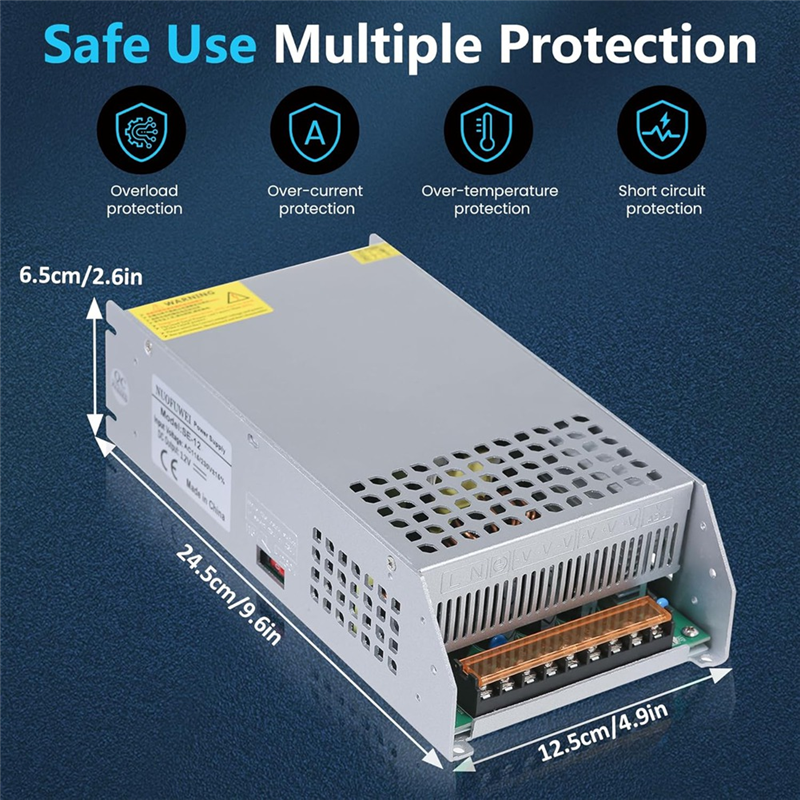 

Импульсный источник питания 48В 25A 1200Вт