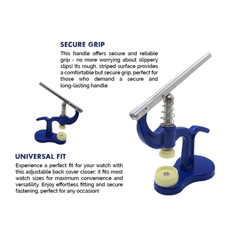Доводчик задней крышки часов - Аксессуары для ремонта часов - Инструмент для закрывания задней крышки часов - Пресс для наручных часов