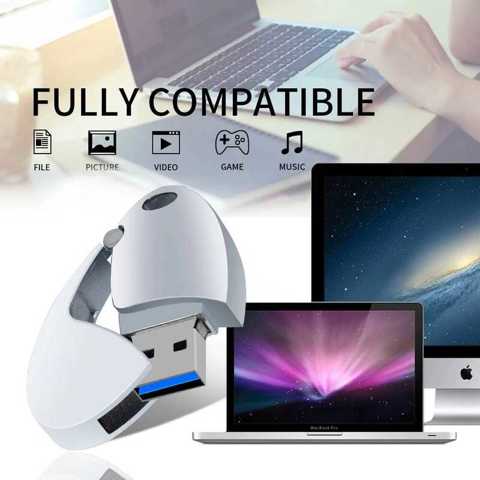 Вращающаяся 128 8 16 32 64 ГБ Высокоскоростная USB Флешка 3.0 0 Флешка В Подарок С Брелоком