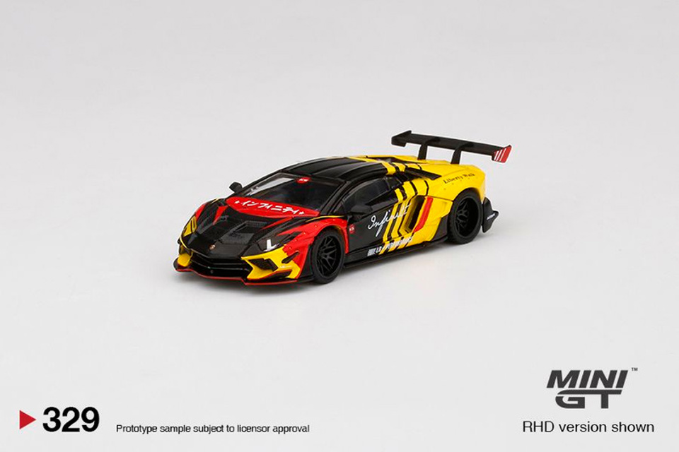 MINI GT 1:64 #329 LB WORKS Lamborghini Aventador Limited Edition