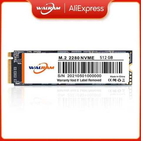 Внутренний твердотельный накопитель Walram NVMe M2 128 ГБ PCIe 256 ГБ 512 ГБ 1 ТБ