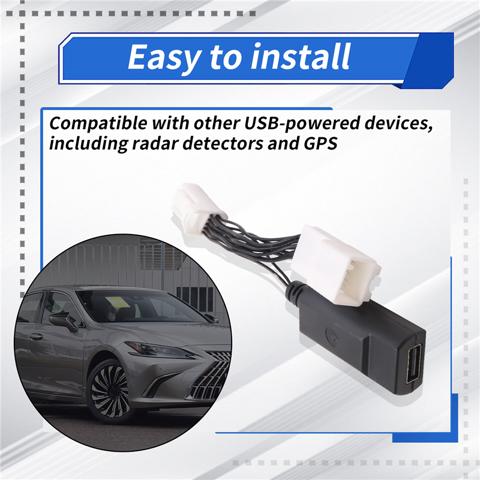 Аксессуары для автомобиля Toyota/LEXUS Subaru: Вытяжка зеркала заднего вида USB-разъем питания Play Recorder Датчик питания