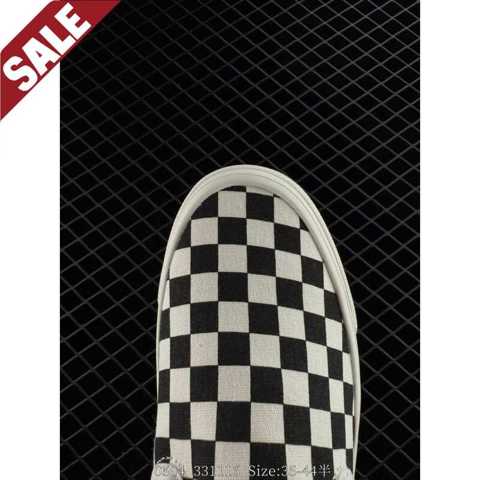 Мода Обувь кроссовки Vans Slip Og Classic Lx: Высококачественные, боковой шахматный узор, одноногие повседневные кеды, новые