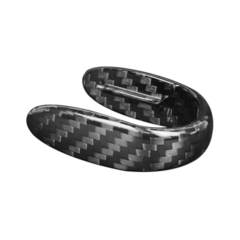 Корпус брелока из углеродного волокна для Mini Cooper 3-го поколения F55 F56 F57 F54 F60 Smart Key Case Декоративная рамка