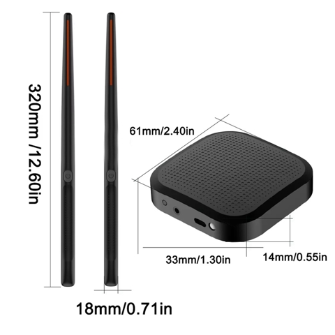 Электронная виртуальная воздушная барабанная установка Портативные профессиональные Виртуальные воздушные барабанные палочки и педали для начинающих Детей и взрослых