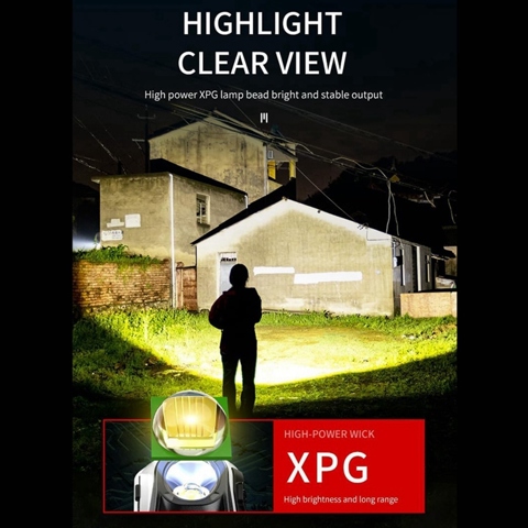 Головной фонарь 1000 Люмен Ультралегкий, Яркий, с белым и Красным светом, Водонепроницаемый Датчик движения, 2 шт.