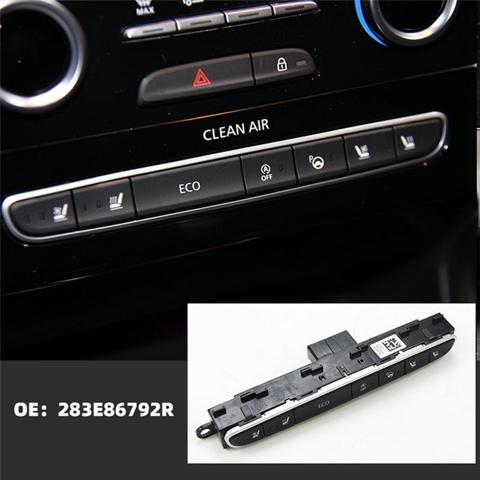 Для Renault Espace Koleos Megane Многофункциональная клавиша на приборной панели Переключатель обогрева сидений ECO Start Stop 283E86792R