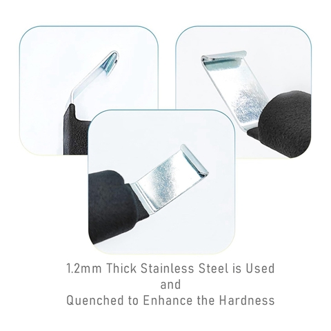 Инструмент для снятия Винилового Сайдинга из 2шт, Инструмент для крепления Винилового Сайдинга на Молнии Со Стальным Лезвием И Длинной Ручкой, Инструмент для Установки и Снятия