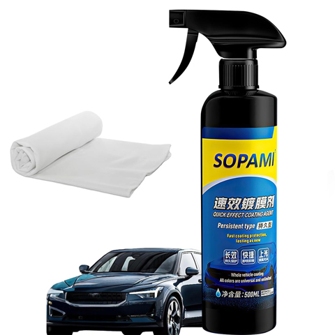 Спрей для быстрого нанесения покрытий Sopami на автомобили, упаковка 500 мл
