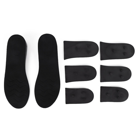 Стельки для повышения роста, спортивные амортизирующие подъемы для пятки, для увеличения роста, более высокие обувные вкладки (S)