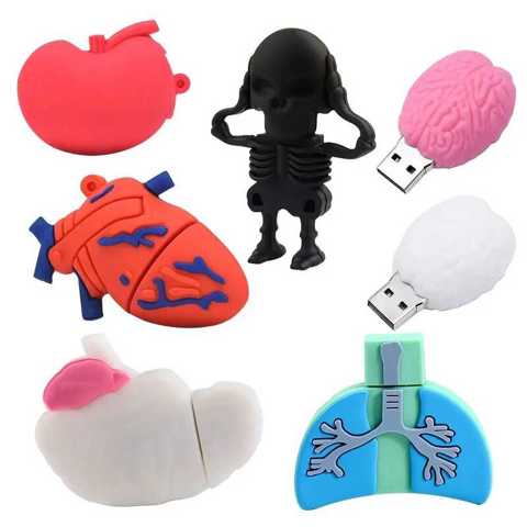 Флешк USB2.0 С МультяшныМ Доктором И ЧеловеЧескими Оргнми Медсестр Зуб USB-нкопитель 4GB 8GB 16GB 32GB 64GB 128GB
