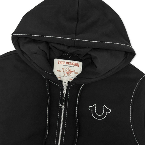 Свитшот TRUE RELIGION В Стиле РетРо Y2K Модный Брендовый Худи На Молнии С Принтом Для Мужчин И Женщин.