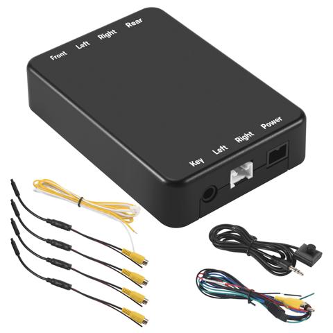 Камера для парковки автомобиля с панорамным обзором, 4 направления, 360 градусов, система управления камерой, DVR без камеры