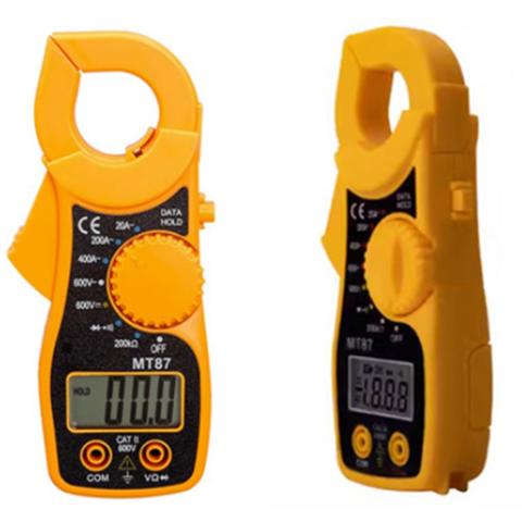 MT87 Клещевой измеритель Цифровой амперметр переменного/постоянного напряжения Мультиметр Тестер сопротивления Автоматический диапазон