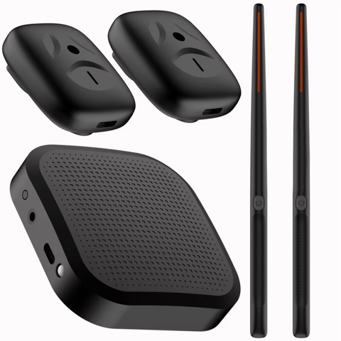 Электронная виртуальная воздушная барабанная установка Портативные профессиональные Виртуальные воздушные барабанные палочки и педали для начинающих Детей и взрослых