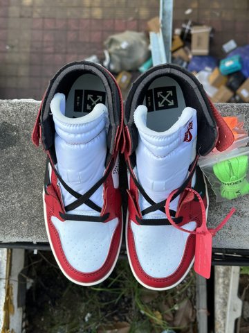 スニーカー nike Jordan 1 Retro High OG Chicago Кроссовки Nike x Off-White Air Jordan 1 Retro High OG Chicago 2015