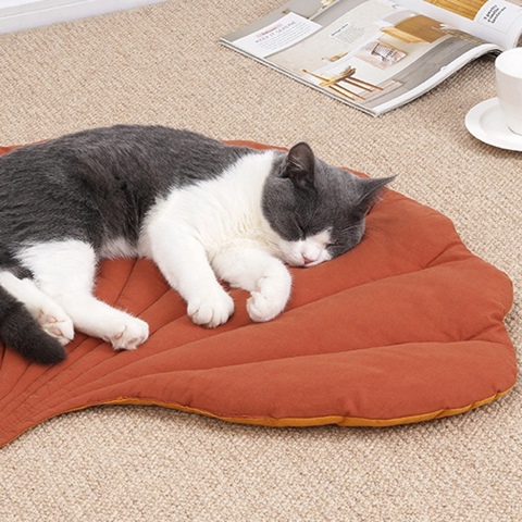 Коврик с листьями, мягкий милый коврик для пола, коврик для ползания, Одеяло для детей, двусторонний Коврик для сна, осенне-зимний домашний декор