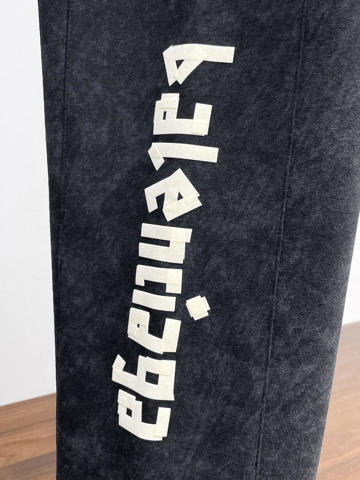 Balenciaga логотип спортивные штаны 2026 весна новые брюки повседневные мужские премиум ткань комфорт