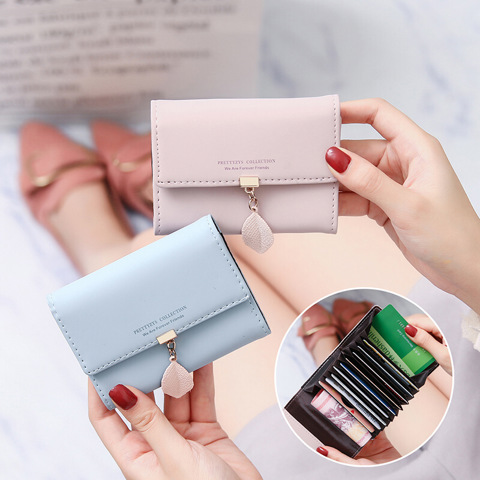 Cartoon coin purse 2025 Милый Мини-кошелек-аккордеон В Форме Лиса Женщин Просой Ульраонкий Моненик Универсальный Держаель Для Кр