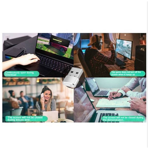 Устройство для перемещения мыши USB Mouse Mover Поддерживает Многодорожечное Перемещение Виртуальной мыши Для предотвращения перехода в режим ожидания, подключи и играй