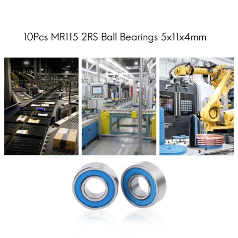 Подшипники MR115 5x11x4 мм серебристого цвета 10 шт