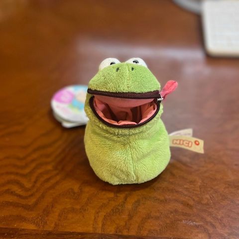 Cartoon coin purse Маленькая Красная Книга Плюшевый КошелеК В Виде Лягушки Креативный Милый Портативный Чехол НаушНиков Сумка Дл