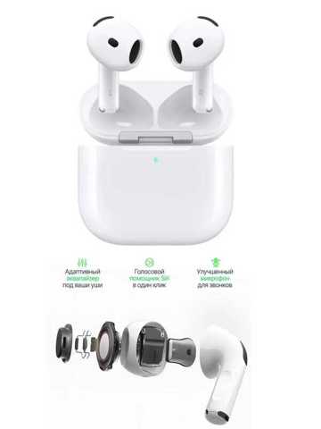 Наушники AirPods 4 ANC С Шумоподавлением 100% Оригинал