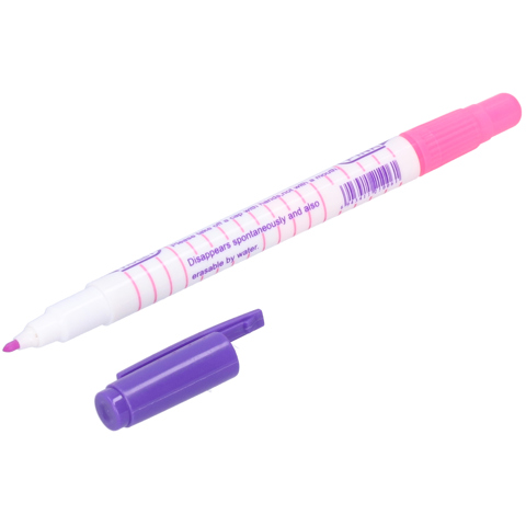 3шт Ручка для маркировки одежды с двойной головкой, красочный водорастворимый маркер для перекрестных стежков