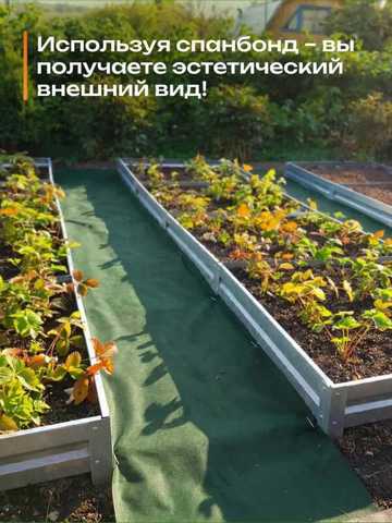 Дорожка Садовая Между Грядок От Сорняков 100 0.8х20 Рулонная