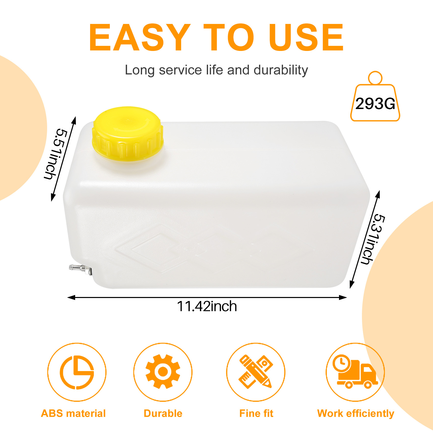 

5,5-литровый пластиковый воздушный стояночный обогреватель Топливный бак для хранения бензинового масла для грузовика Eberspacher Caravan Топливный бак для мазута