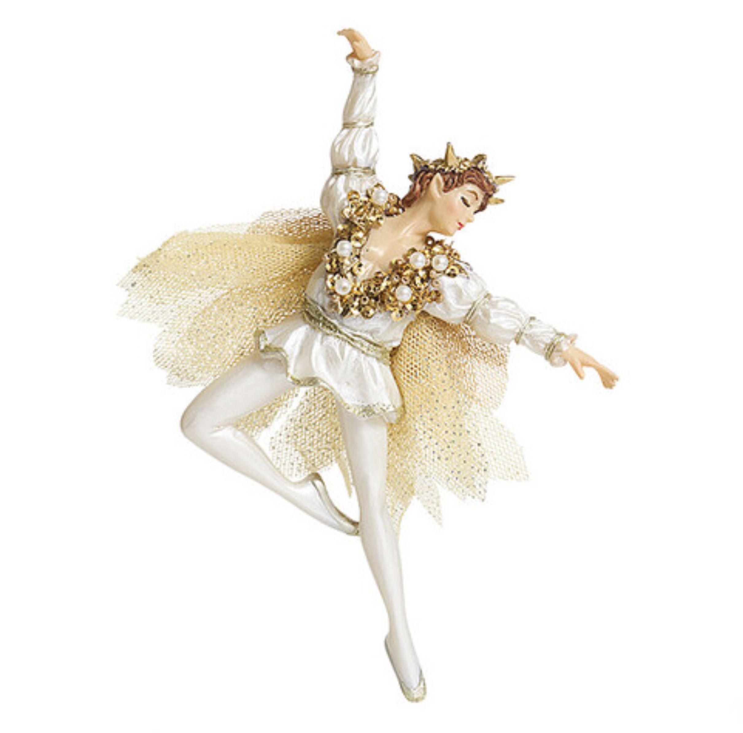 

Елочное украшение Танцовщик Король эльфов 10х2,5х12,5 см,полистоун, Holiday Classics 238078,рождественские праздники