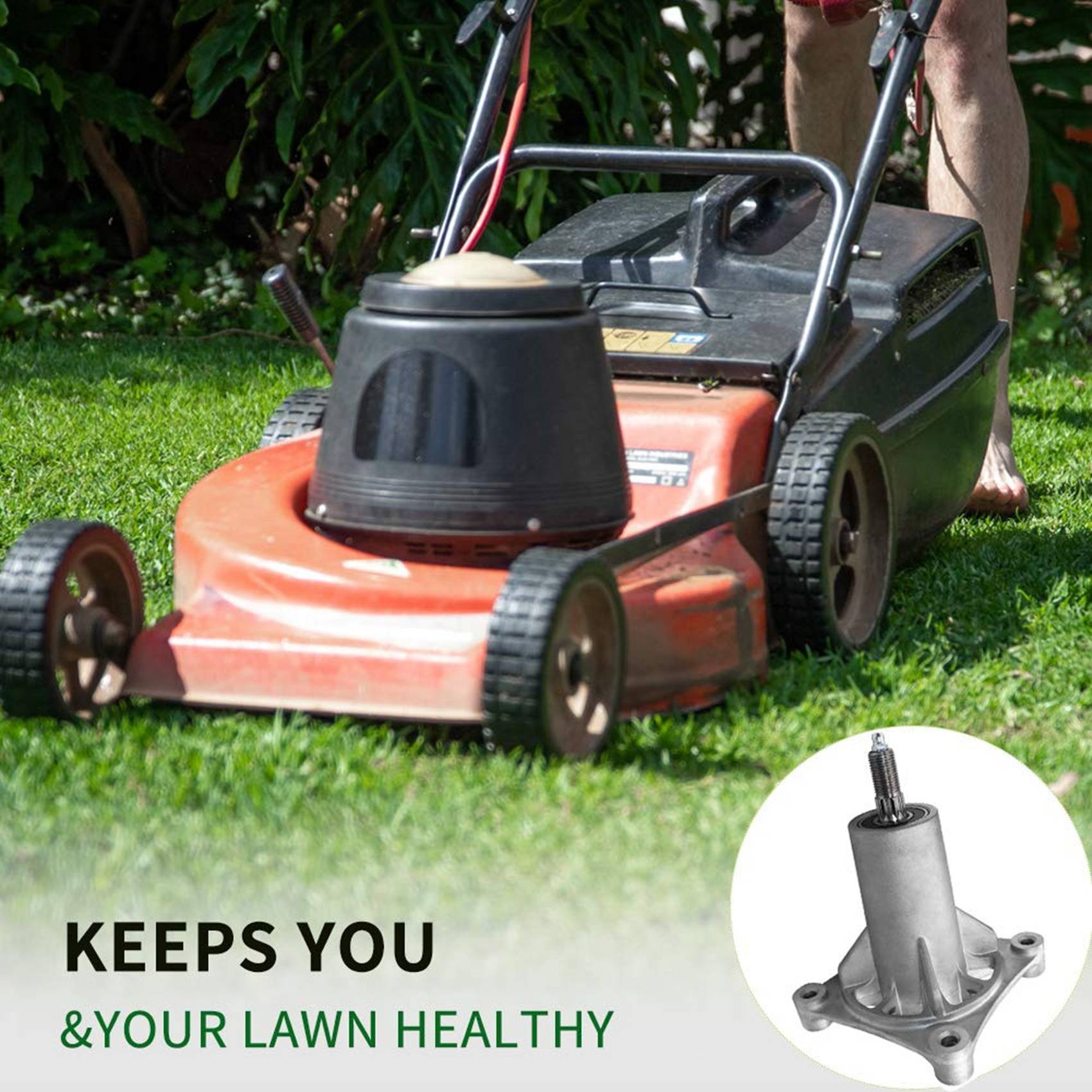 

Узлы оправки косилки в сборе со шпинделем для Husqvarna Craftsman 285-585 532187292 587819701 532187281