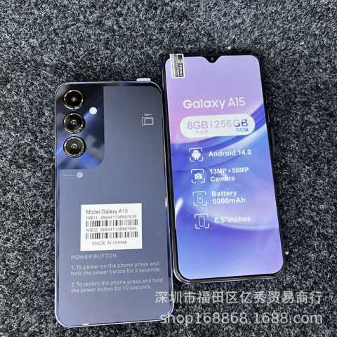 Смартфон Galaxy A15 5G 8ГБ+256ГБ 6.7inch Года Кросс-бордерный Смартфон На Android 14 ОптОвая Продажа