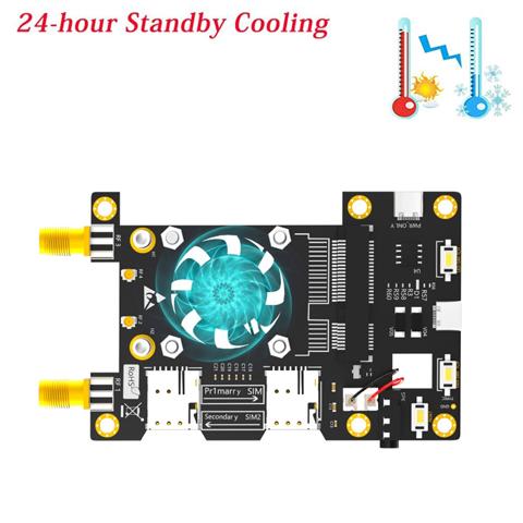 4G 3G LTE WWAN Модем Mini PCI-E Mpcie Беспроводной Модуль Адаптер 2 Держателя Nano SIM-карты Антенны для Raspberry Pi 4 3 2 B+