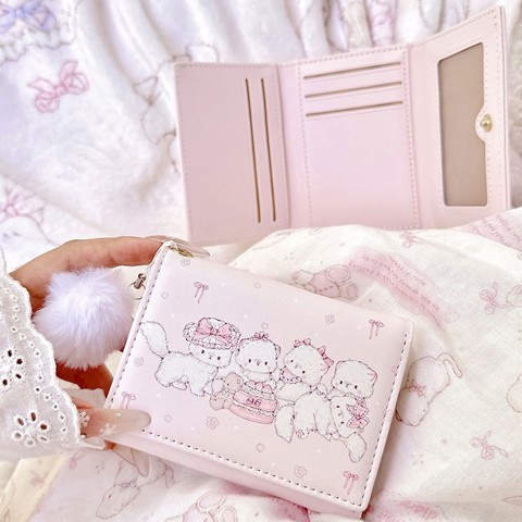 Cartoon coin purse Стильный Высокого Качества КомпаКтный Держатель Несколько Слотов Для Карт Большая Вместимость 70% Off Монетни