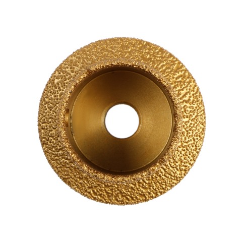 Коронка алмазная ТУНДРА, для УШМ, для отверстий под слив, по плитке, мрамору, 40/60 мм, М14