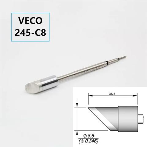 1 шт. жало VECO C245-C8, безсвинцовое, быстрый нагрев, прочное