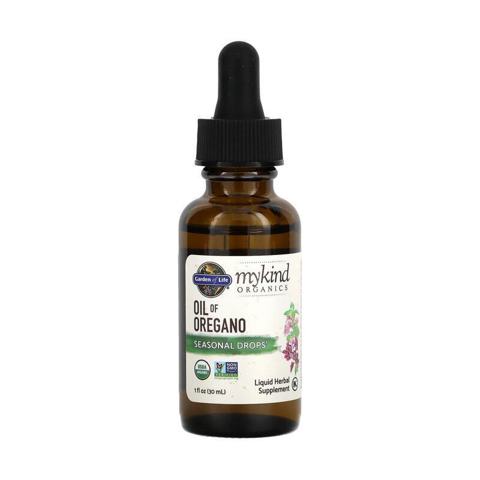 Garden of Life, MyKind Organics, масло орегано, сезонные капли, 30 мл (1 жидк. унция)