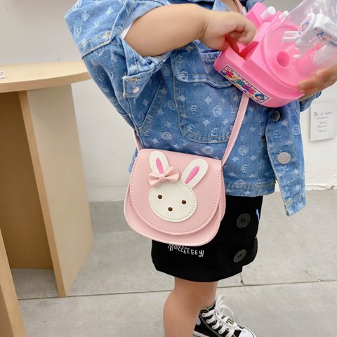 Cartoon coin purse Новая Детская Сумка КорейсКом Стиле Милая Сумка-креСлошнор С ИзображенИем КролиКа Девочек Модная Мини-суМочка