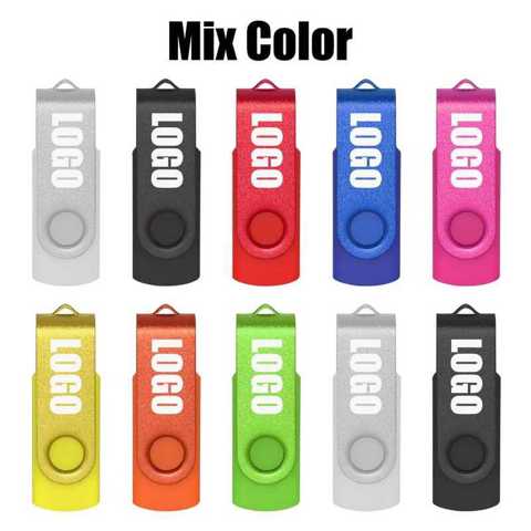 100 Шт. 128 64 32 16 8 Флеш-накопитель 4 2 ГБ С Бесплатным Лазерным Логотипом 2.0 USB Флешка Лучший Подарок