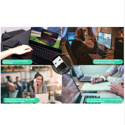 1 Шт Мини-мышь Jiggler Plug-And-Play USB-Устройство для перемещения мыши Для предотвращения перехода в спящий режим Поддерживает многодорожечную виртуальную мышь