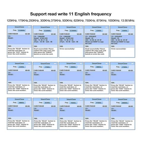 X100 RFID NFC считыватель смарт-карт Writer + 5XUID / CUID / T557 Брелок для ключей RFID дубликатор программатор Зашифрованный ID IC Копировальный аппарат для ключей