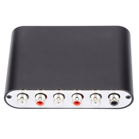 5.1 Цифровой звуковой декодер Конвертер Стерео SPDIF Коаксиальный AUX в 6 RCA Аудио декодер Конвертер для телевизора Домашнего кинотеатра