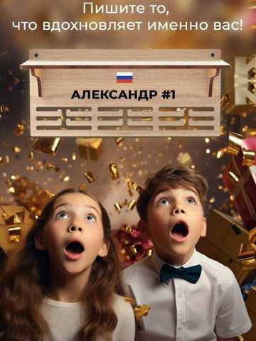 Медальница С Полкой Именная