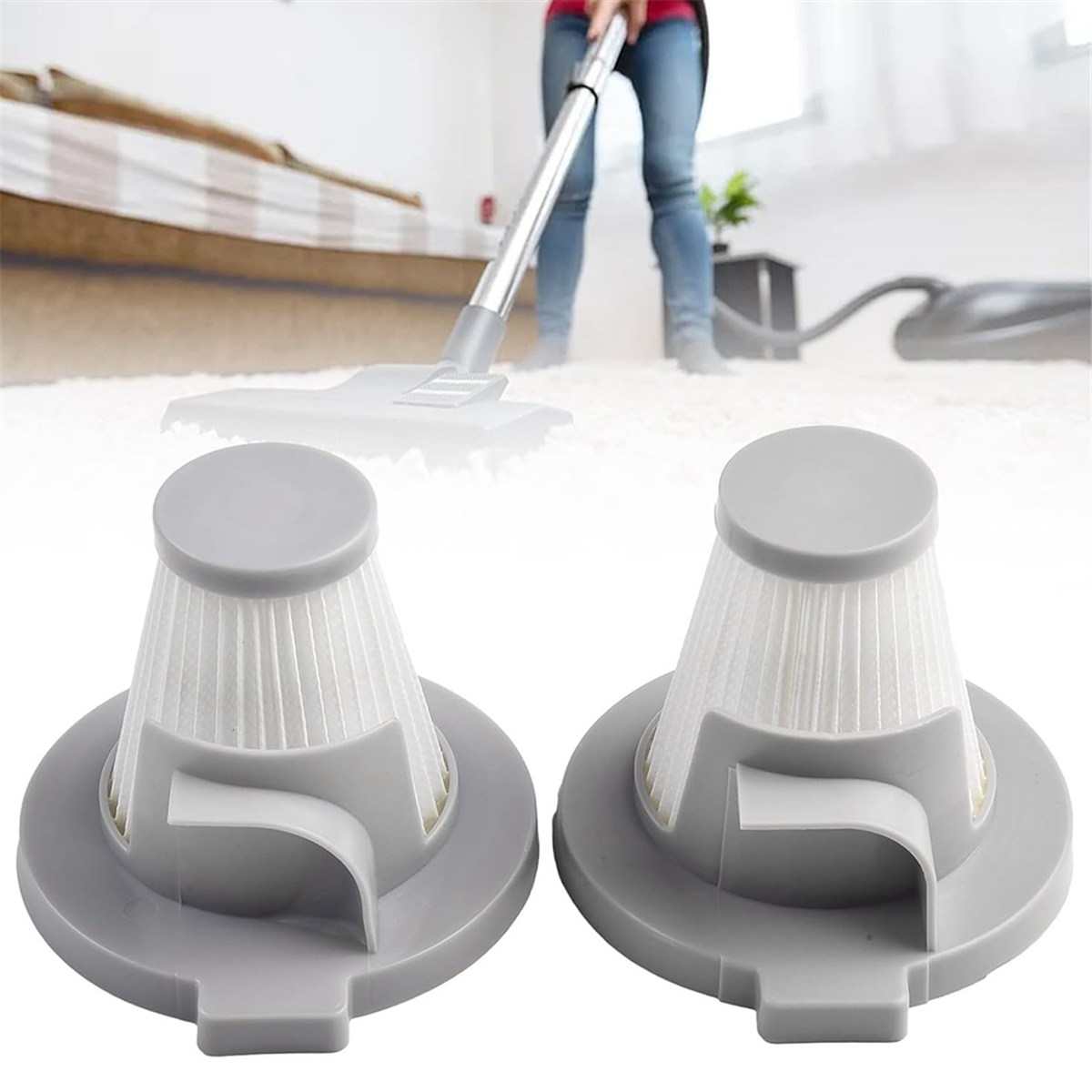 Аксессуары для пылесоса Фильтрующий элемент Адаптер HEPA Ручной толкатель Пылесос 2-в-1 Подходит для DX115C-1